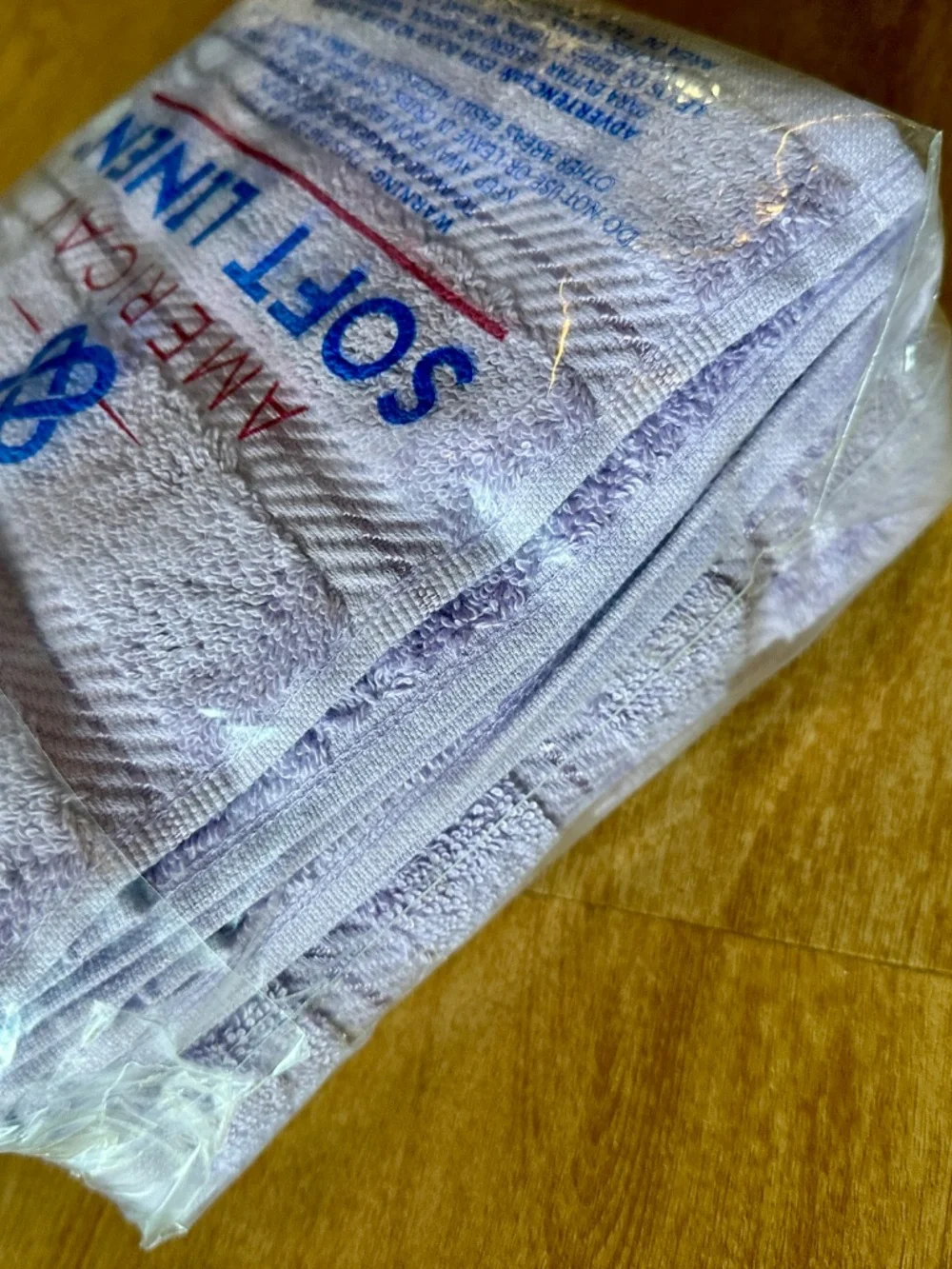 New 4 Pack Luxury Turkish Cotton Hand Towels in Lilac